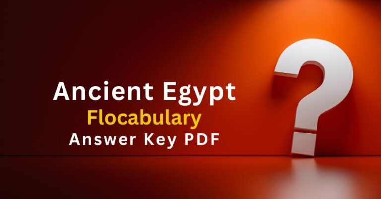 Ancient Egypt Flocabulary Answers Key Pdf-quiz
