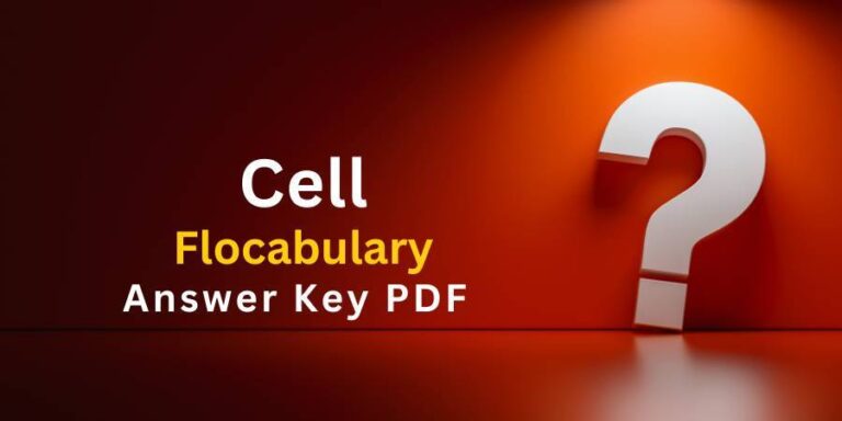 Cell Flocabulary answers key pdf