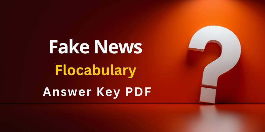 Fake News Flocabulary answers key pdf