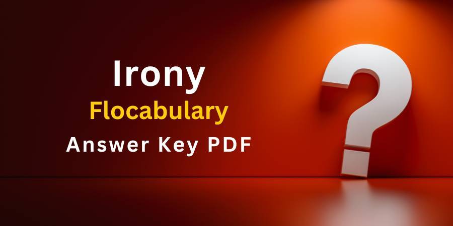 Irony Flocabulary answers key pdf