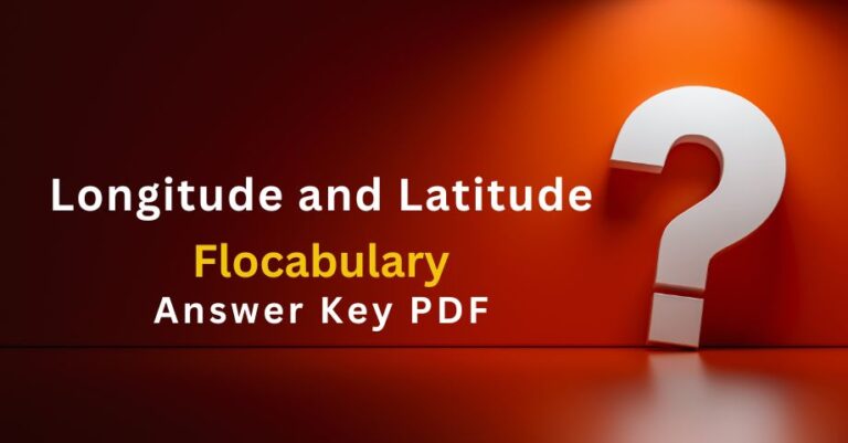 Longitude and Latitude Flocabulary Answers Key Pdf-quiz