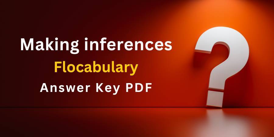 Making inferences Flocabulary answers key pdf