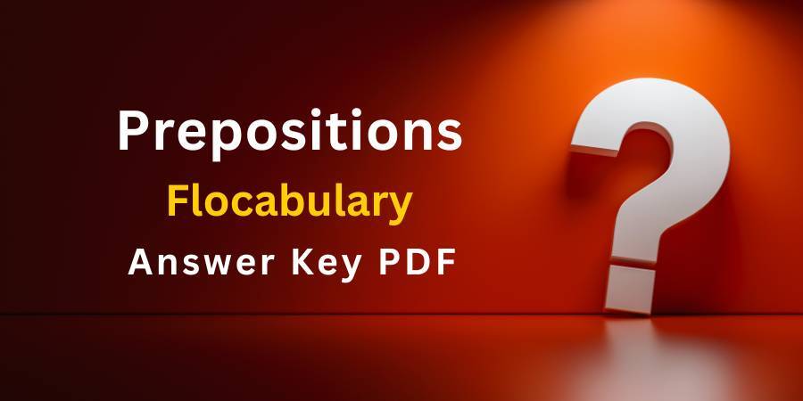 Prepositions Flocabulary answers key pdf