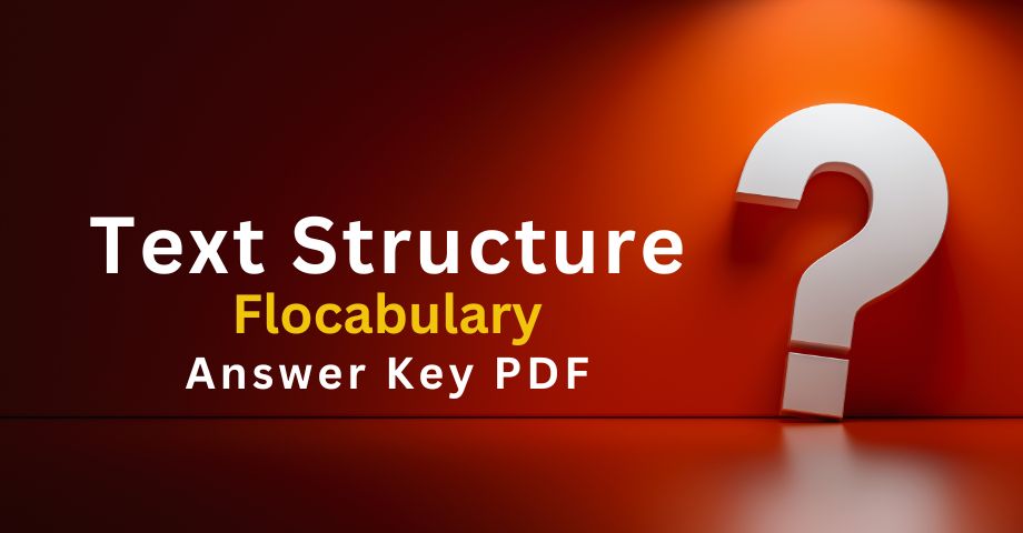 Text Structure Flocabulary Answers Key Pdf-quiz