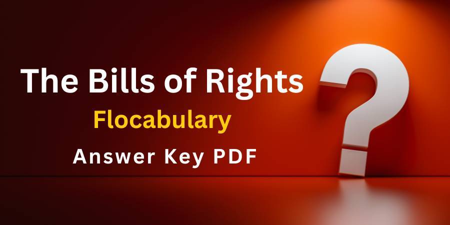 The Bills of Rights Flocabulary answers key pdf