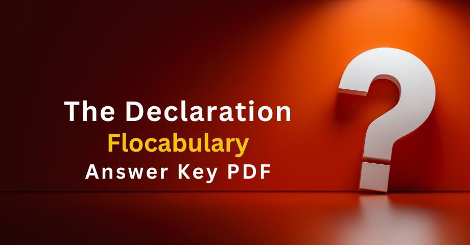 The Declaration Flocabulary Answers Key Pdf-quiz