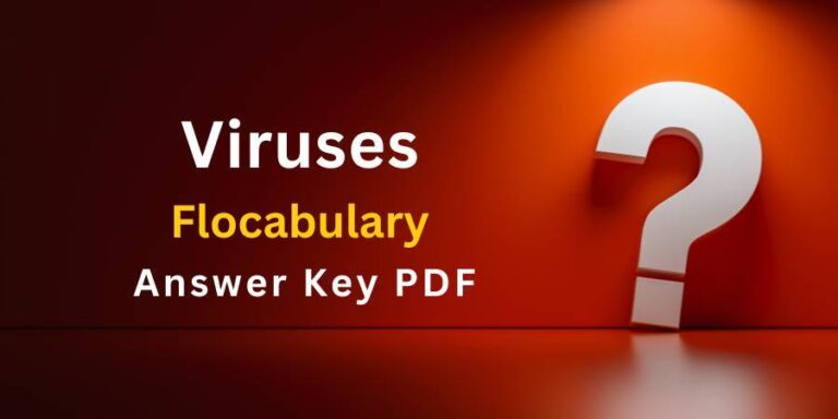 Viruses Flocabulary answers key pdf