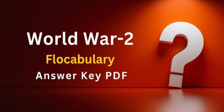 World War 2 Flocabulary answers key pdf