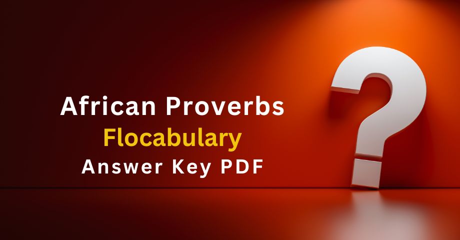 African Proverbs Flocabulary Answers Key Pdf-quiz