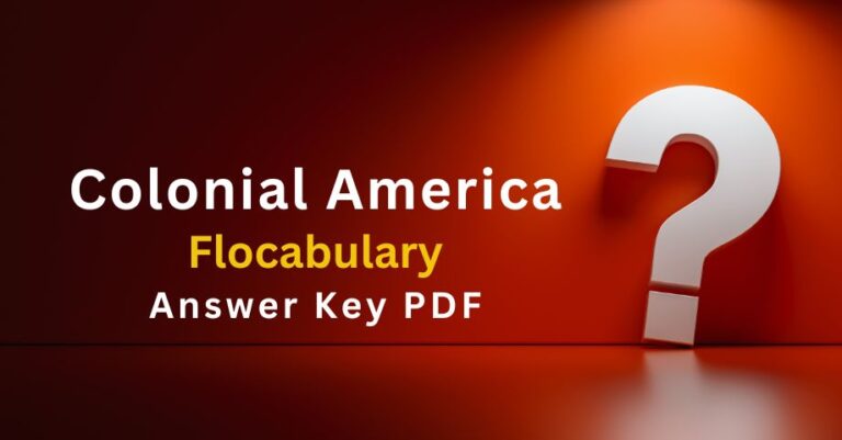 Colonial America Flocabulary Answers Key Pdf-quiz