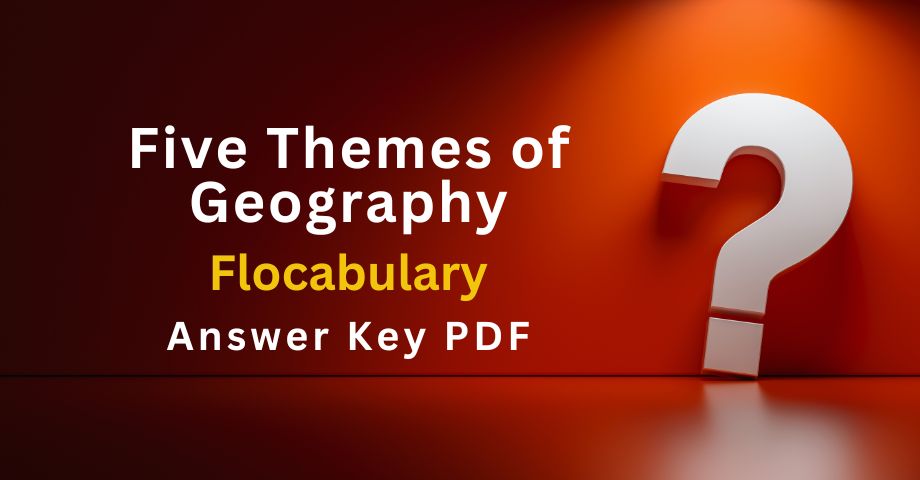 Five Themes of Geography_ Flocabulary Answers Key Pdf-quiz