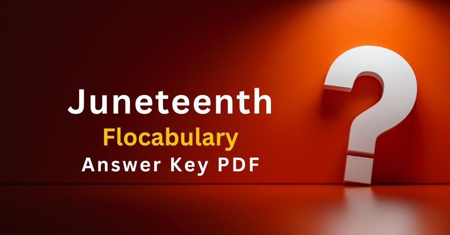 Juneteenth Flocabulary Answers Key Pdf-quiz