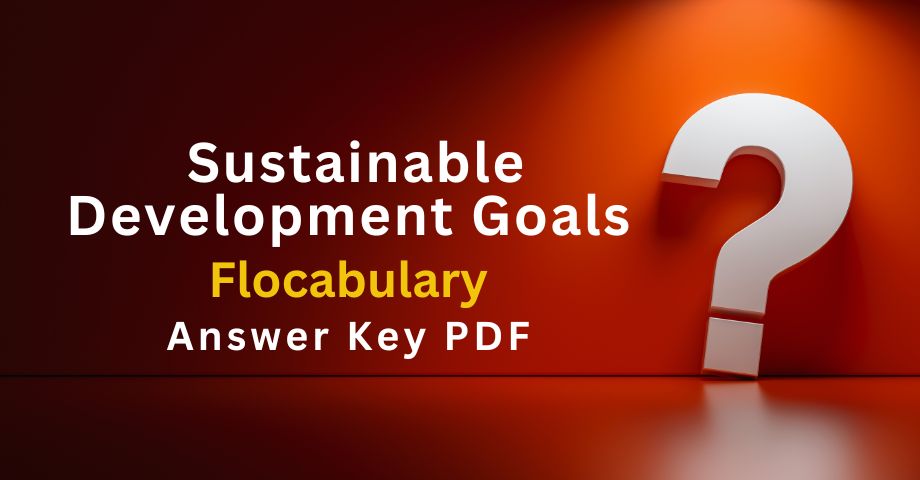 Sustainable Development Goals Flocabulary Answers Key Pdf-quiz