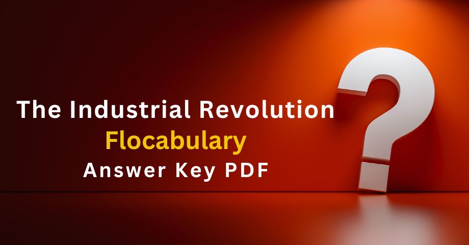 The Industrial Revolution Flocabulary Answers Key Pdf-quiz