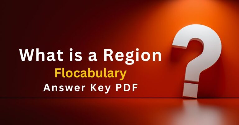 What is a Region Flocabulary Answers Key Pdf-quiz