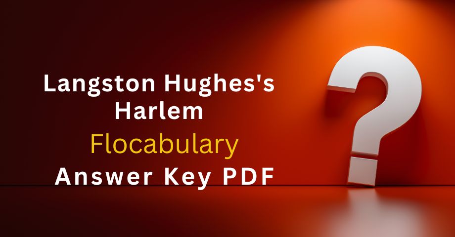 Langston Hughes's Harlem Flocabulary Answers Key Pdf-quiz