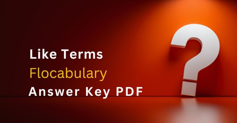 Like Terms Flocabulary Answers Key Pdf-quiz
