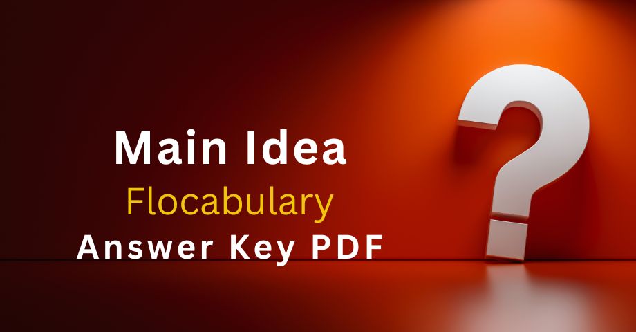 Main Idea Flocabulary Answers Key Pdf-quiz