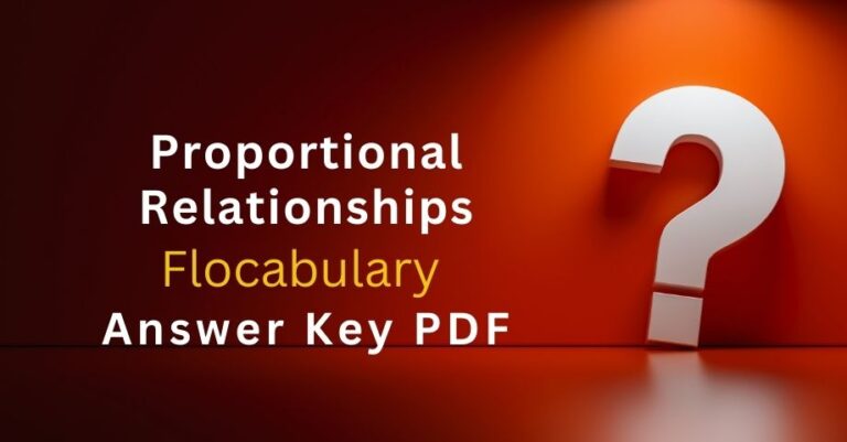 Proportional Relationships Flocabulary Answers Key Pdf-quiz