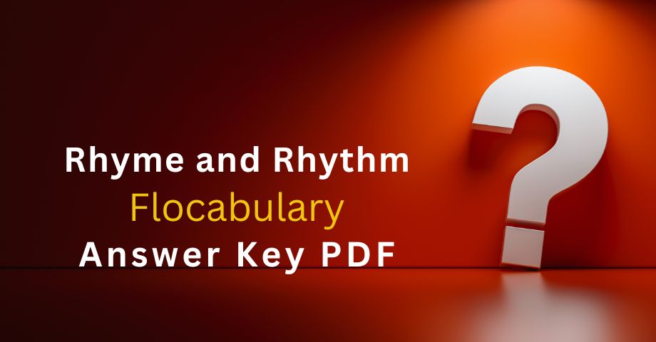Rhyme and Rhythm Flocabulary Answers Key Pdf-quiz