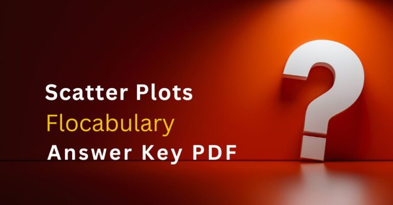 Scatter PlotsFlocabulary Answers Key Pdf-quiz