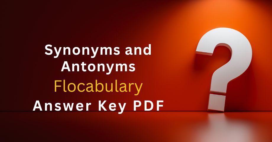 Synonyms and Antonyms Flocabulary Answers Key Pdf-quiz