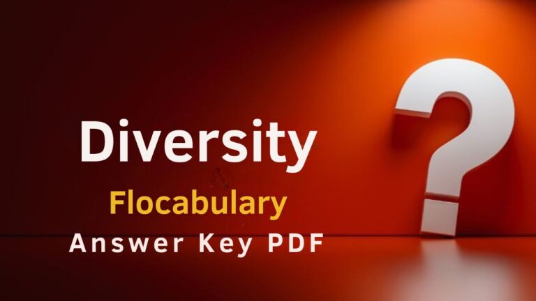 Diversity Flocabulary Answer Key PDF