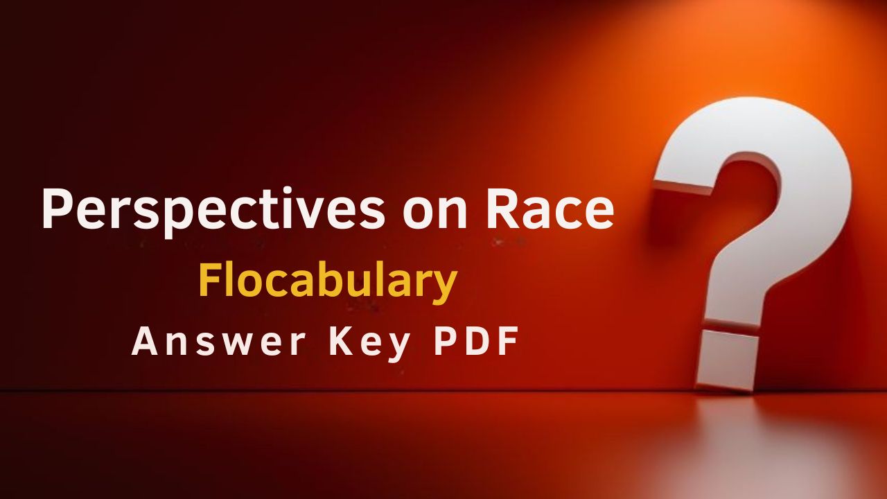 Perspectives on Race Flocabulary Answer Key PDF