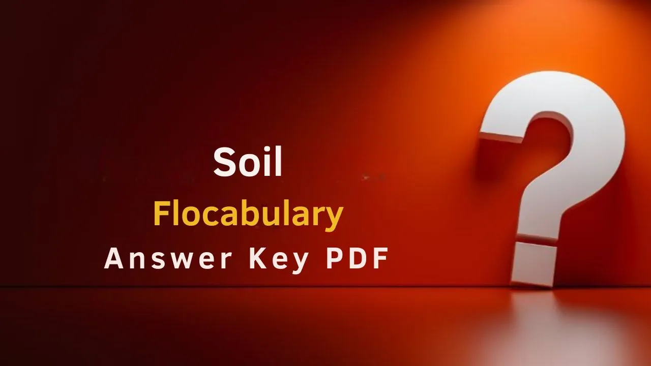 Soil Flocabulary Answer Key PDF