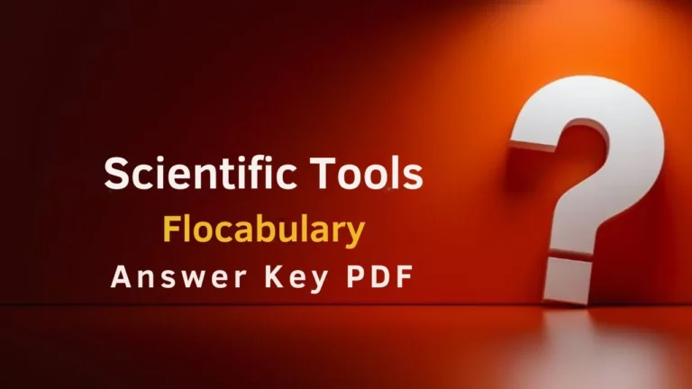 Scientific tool Flocabulary answers key pdf